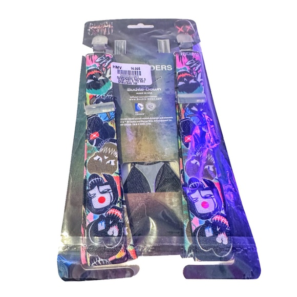 NWT Marvel Suicide Squad Suspenders - Picture 4 of 6